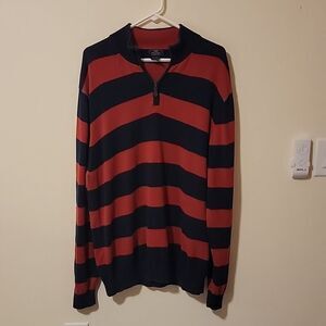 Brooks Brothers Rugby striped cotton pullover. Size XL